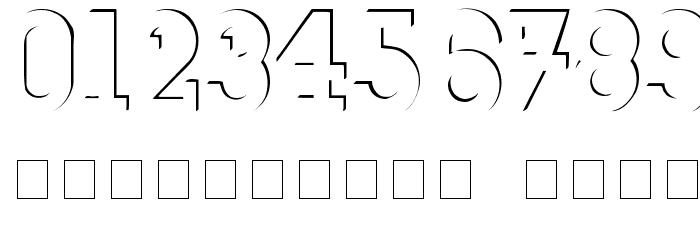 ReliefDeco Medium Font OTHER CHARS