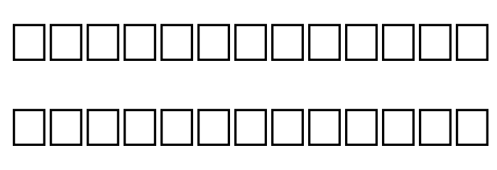 ReliefDeco Schriftart Kleinbuchstaben