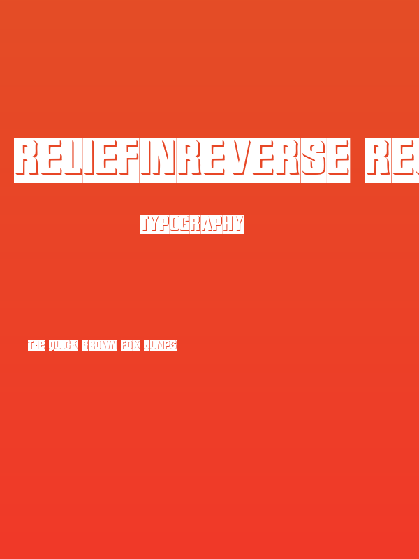 ReliefInReverse Regular Poster