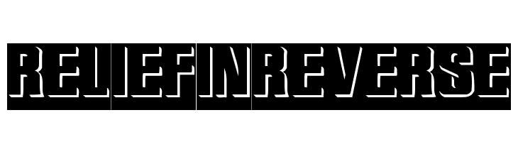 ReliefInReverse  免费字体下载