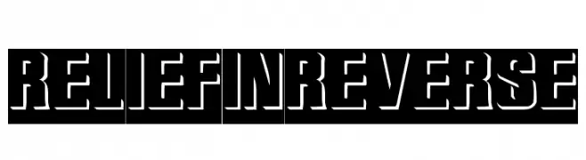 ReliefInReverse  Fuentes Gratis Descargar