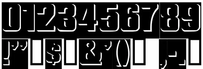 ReliefInReverse Schriftart Anderer Schreiben