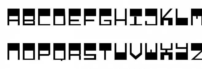 Relieftechnik 1 Schriftart Groß