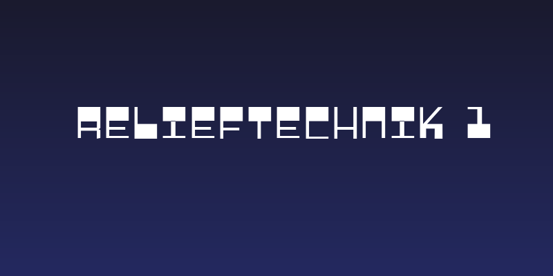 Relieftechnik 1 Social Header