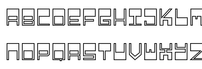 Relieftechnik 1 Font LOWERCASE
