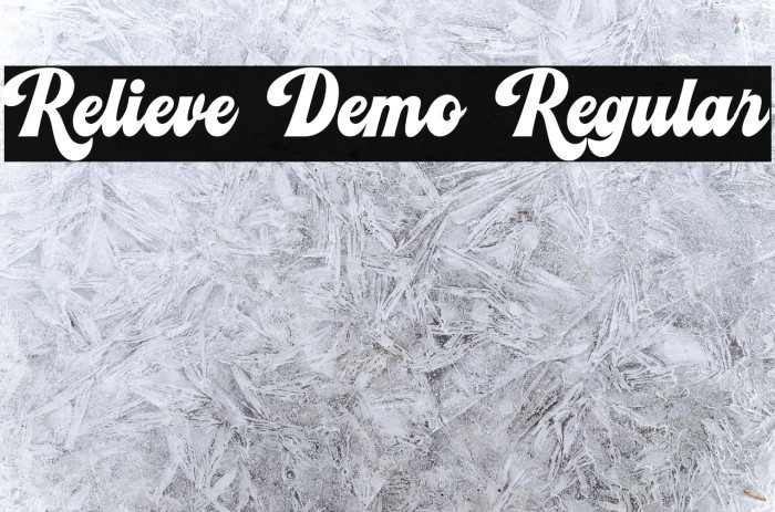 Relieve Demo Regular Example 1