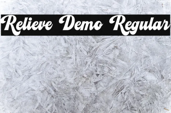 Relieve Demo Regular Example 1