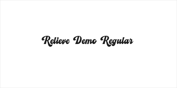 Relieve Demo Regular Logo