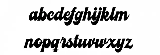 Relieve Demo Regular Шрифта строчной