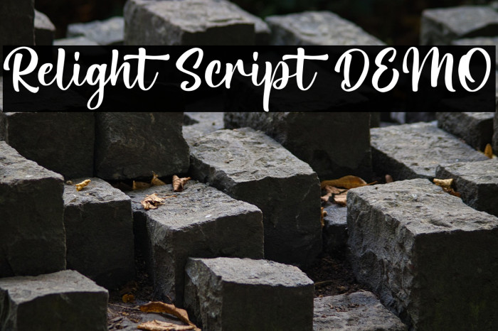 Relight Script DEMO Example 1