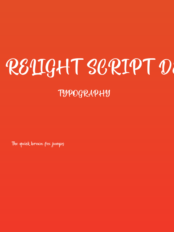 Relight Script DEMO Poster
