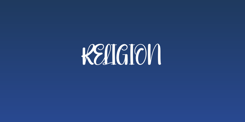 Religion Social Header