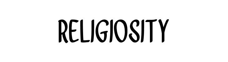 Religiosity  フリーフォントのダウンロード