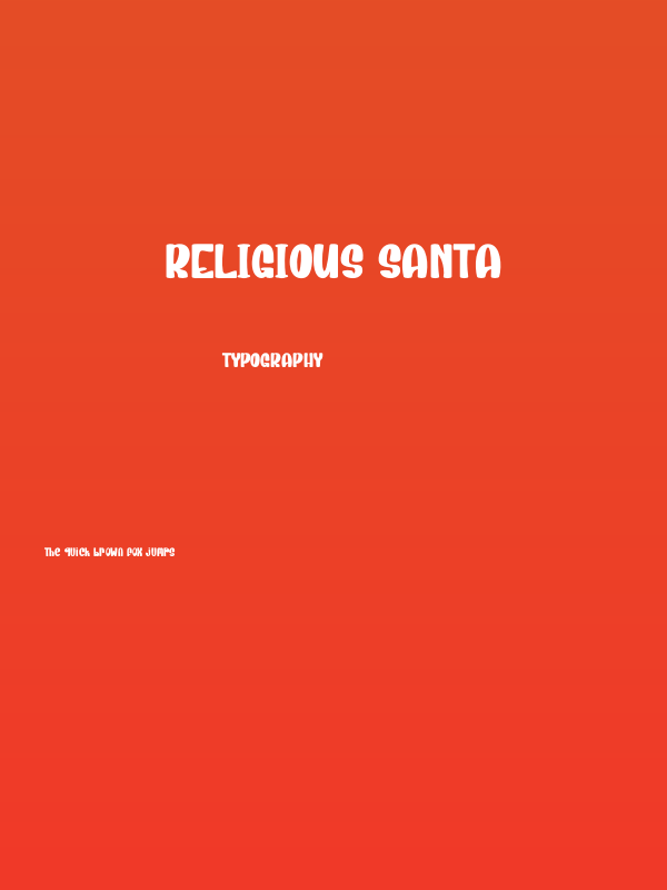 Religious Santa Poster