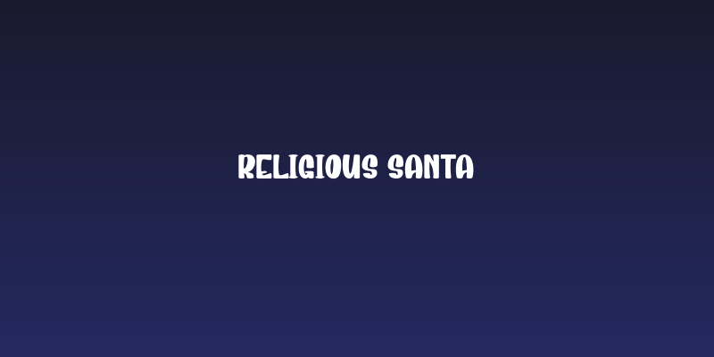 Religious Santa Social Header