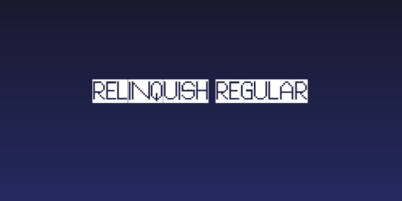 Relinquish Regular Social Header