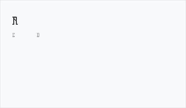 Reliquary Business Card