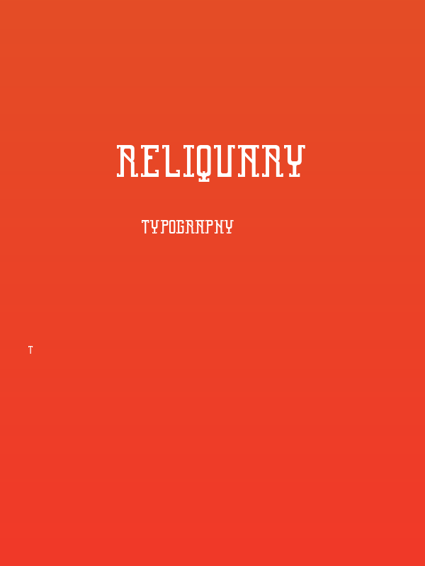 Reliquary Poster