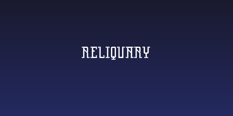 Reliquary Social Header