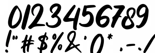 Reliser Font OTHER CHARS