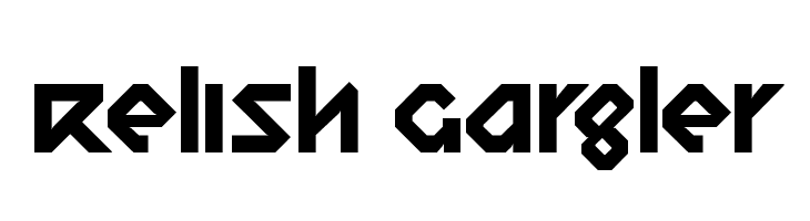 Relish Gargler  Fuentes Gratis Descargar