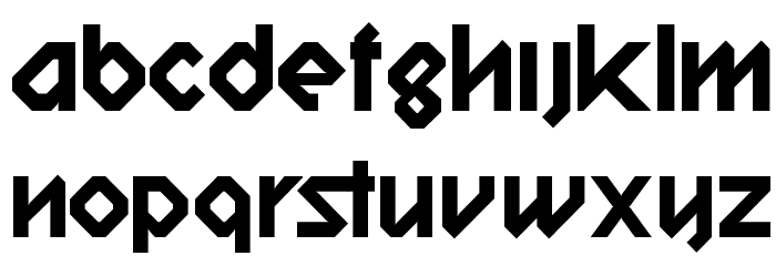 Relish Gargler Font LOWERCASE