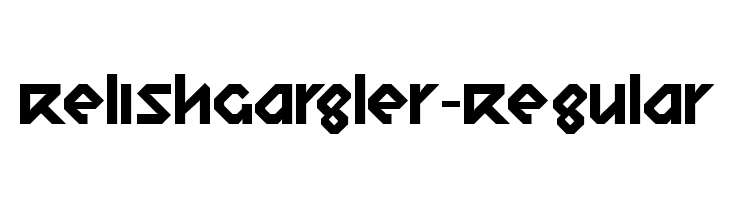 RelishGargler-Regular  Free Fonts Download