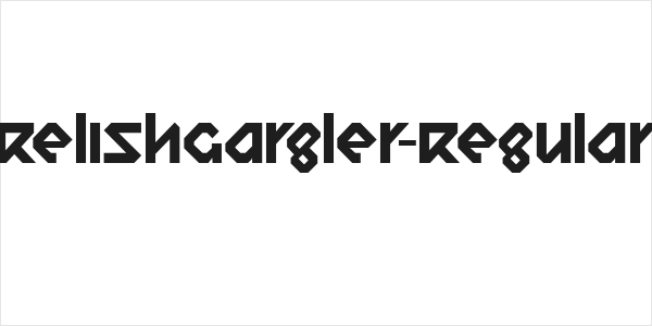 RelishGargler-Regular Logo