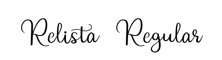 Relista  Regular  免费字体下载