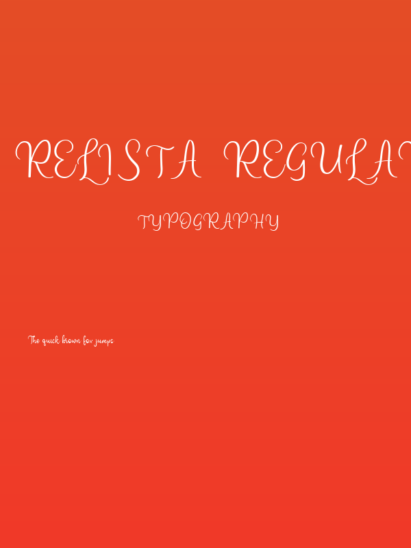 Relista  Regular Poster