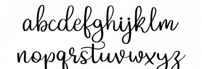 Relista  Regular Schriftart Kleinbuchstaben