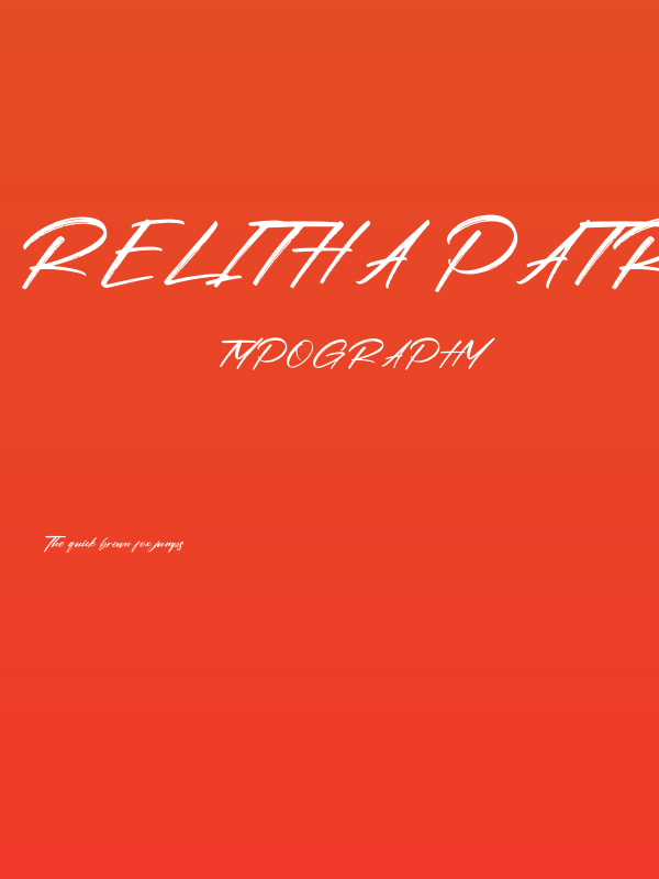 Relitha Patricia Poster