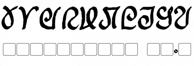 Rellanic Bold Font OTHER CHARS