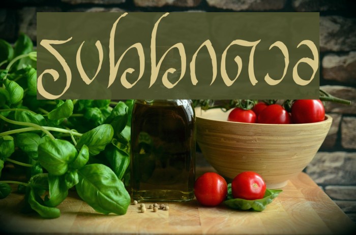 Rellanic Font examples