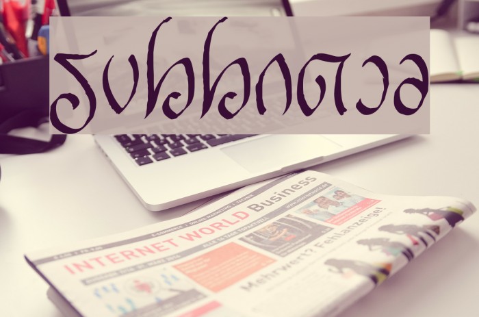 Rellanic Font examples