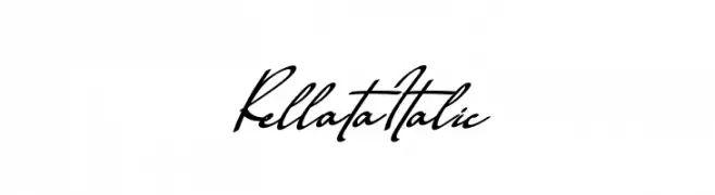 Rellata Italic  Free Fonts Download