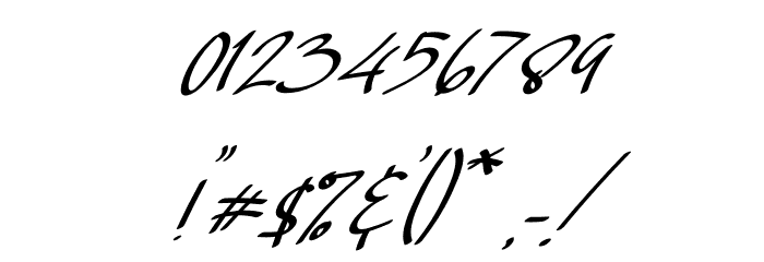 Rellata Italic Font OTHER CHARS