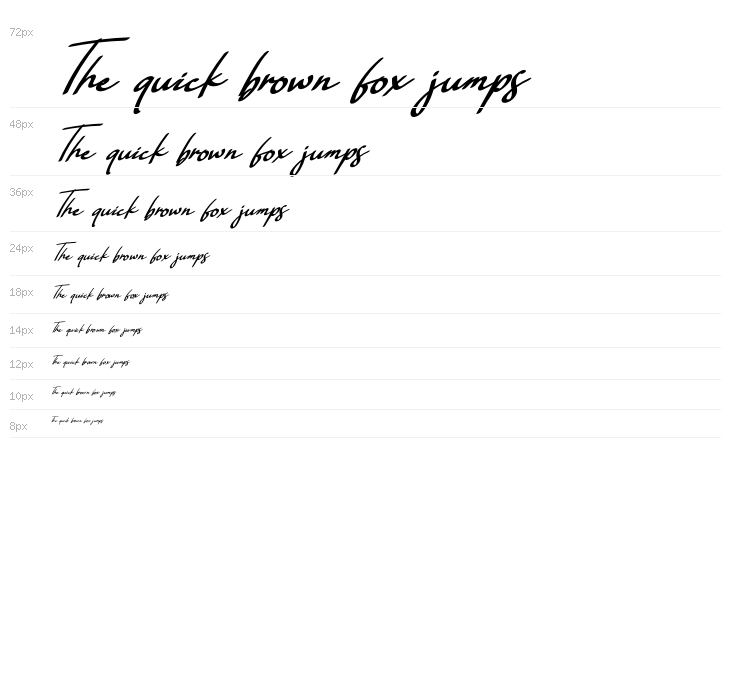 Rellata Italic Waterfall