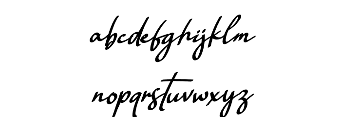 Rellata Font LOWERCASE