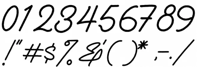 Rellathage Rough Font OTHER CHARS