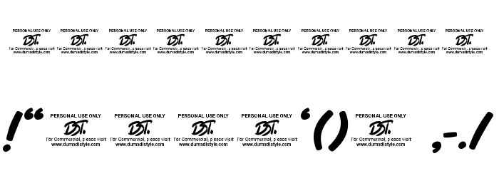 Rellbox Font OTHER CHARS