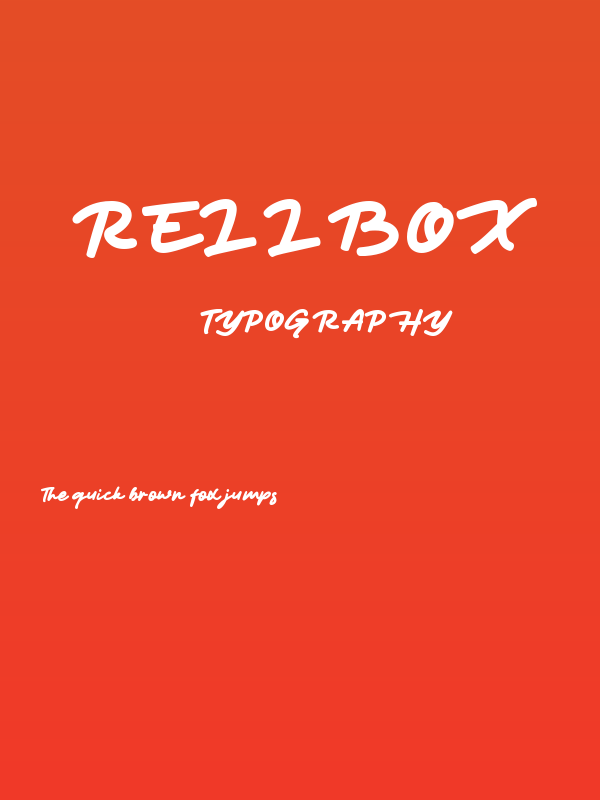 Rellbox Poster