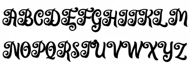 Rellieva Schriftart Groß