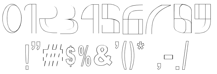 Relline Font OTHER CHARS