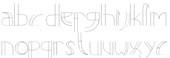 Relline Font LOWERCASE