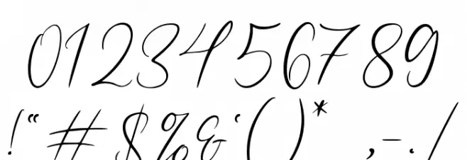 Rellyan Charlotte Font OTHER CHARS