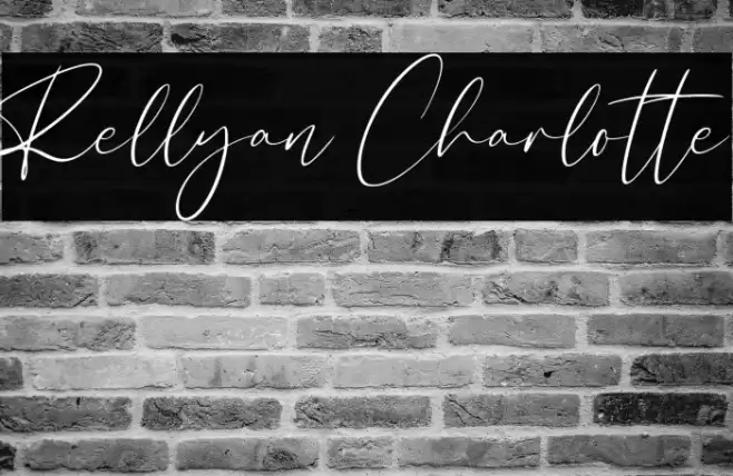 Rellyan Charlotte Font examples