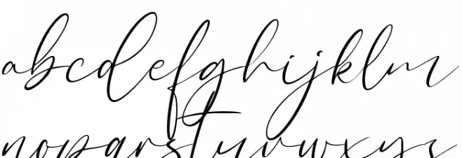 Rellyan Charlotte फ़ॉन्ट लोअरकेस
