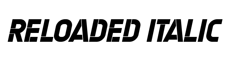 Reloaded Italic  baixar fontes gratis