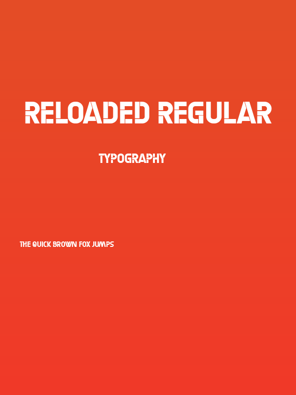Reloaded Regular Poster